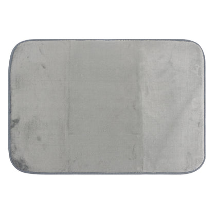 Set de Baño Modernhouse: Cortina 100% PEVA + Alfombra Gris – 2 Pzs