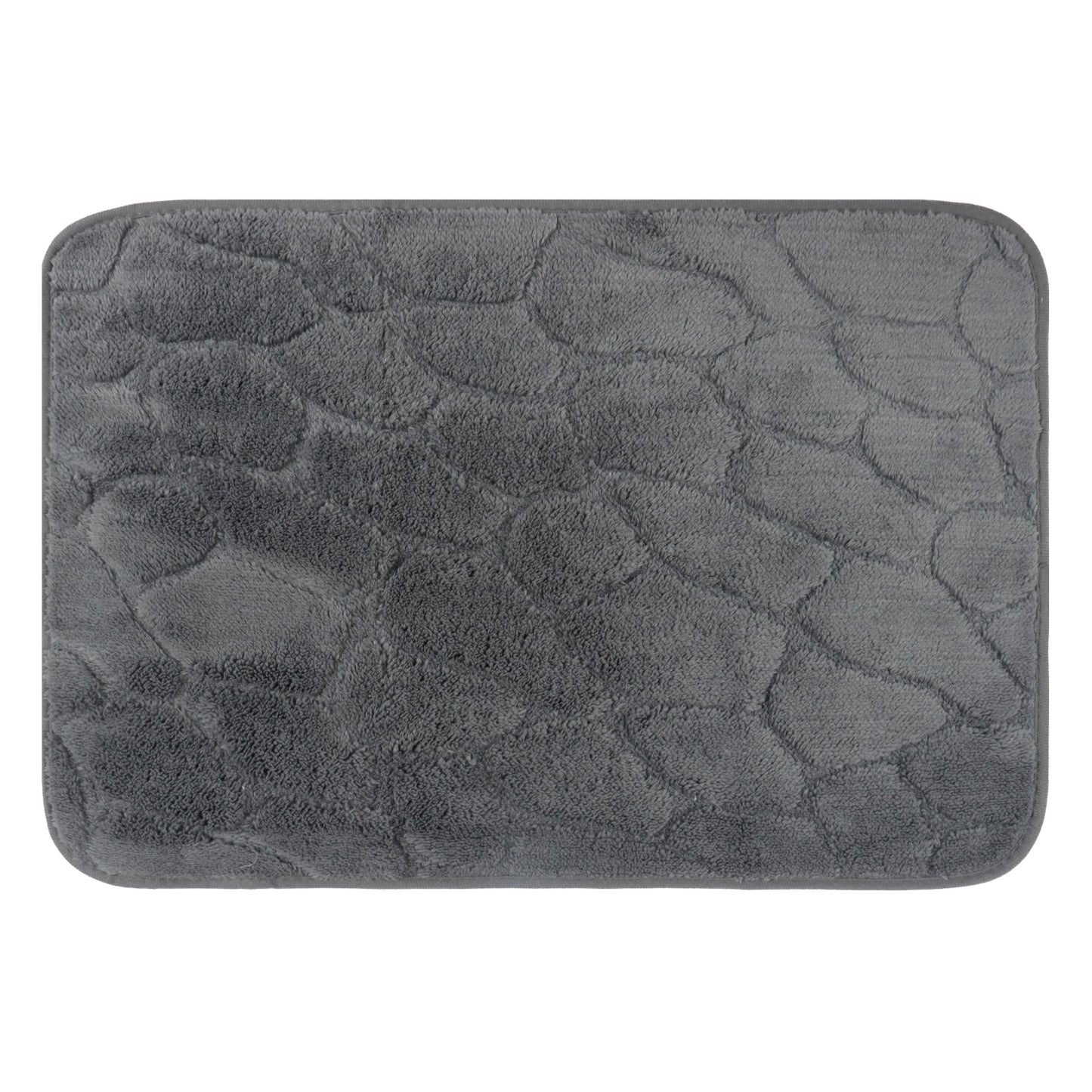 Set de Baño Modernhouse: Cortina 100% PEVA + Alfombra Gris Carbón – 2 Pzs