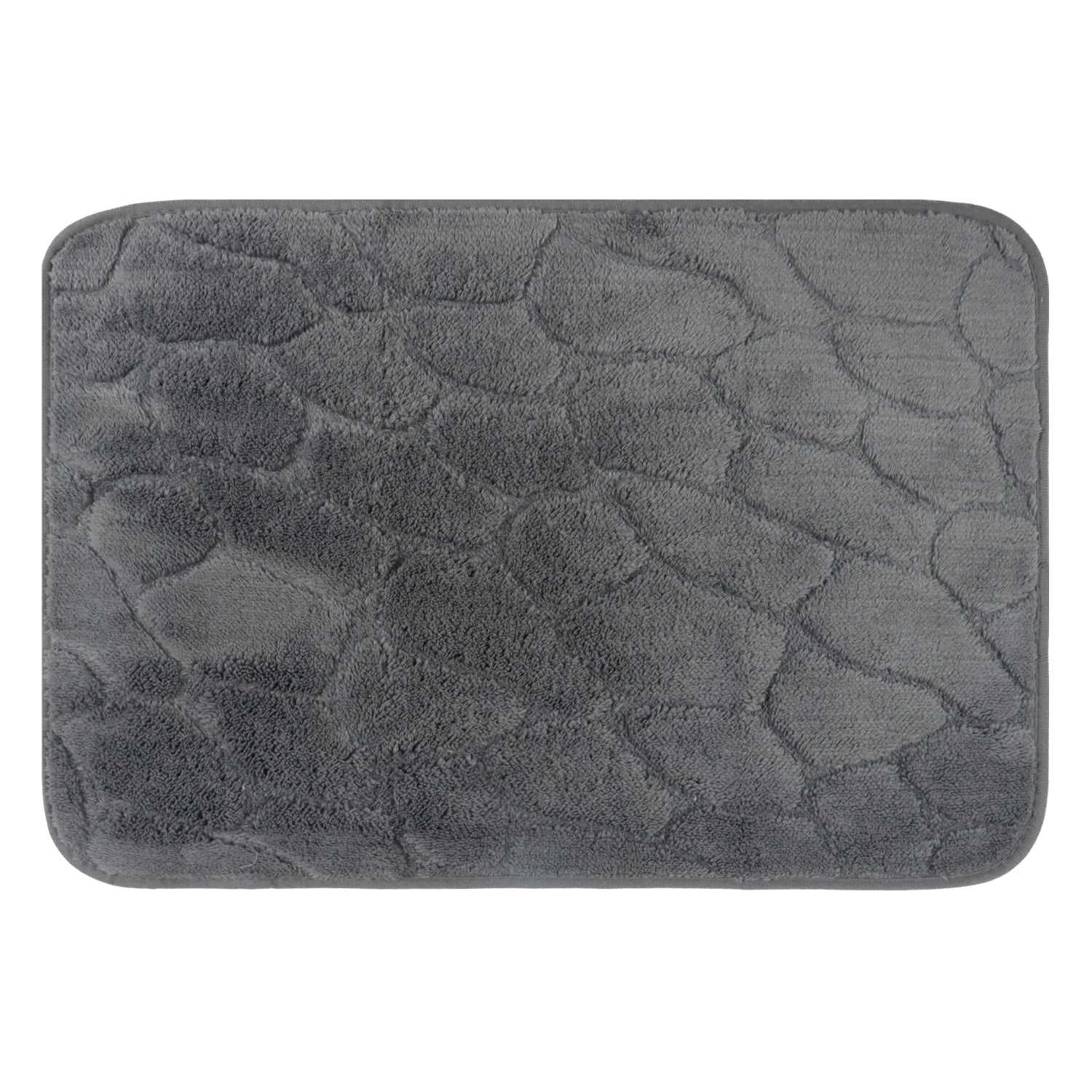 Set de Baño Modernhouse: Cortina 100% PEVA + Alfombra Gris Carbón – 2 Pzs