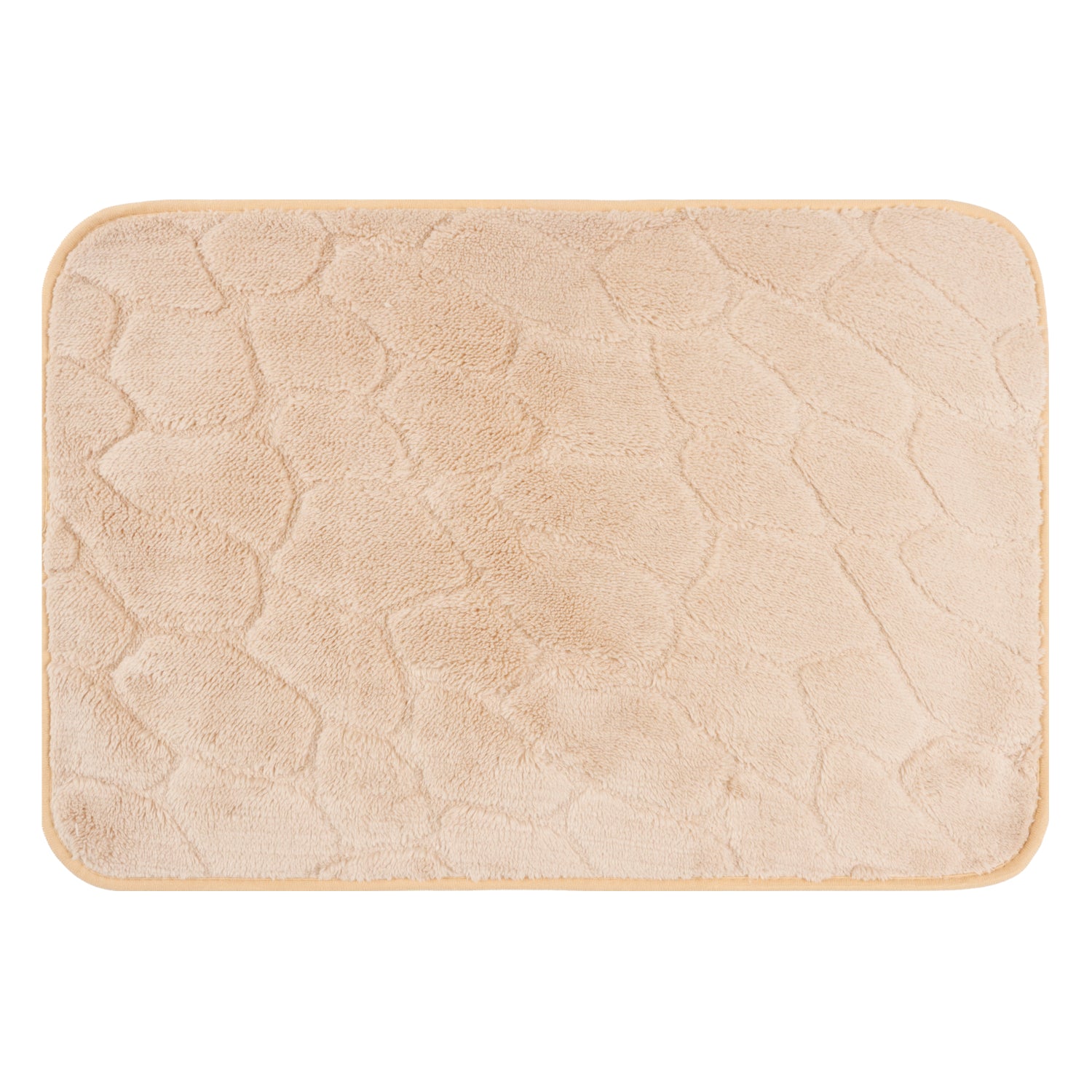 Set de Baño Modernhouse: Cortina 100% PEVA + Alfombra Camel – 2 Pzs