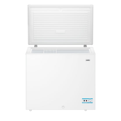 Congelador MABE de 9 pies triple función con tapa superior y gran capacidad de almacenamiento