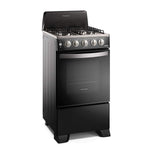 Estufa a Gas 20″ 4 Quemadores Negra – Frigidaire FKGN20C3MYB