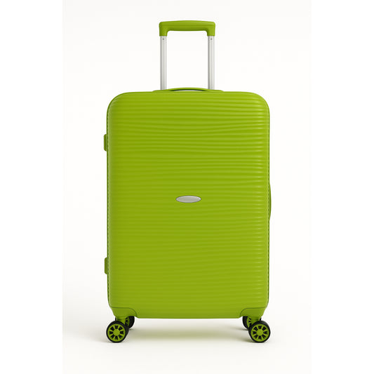 Maleta de Viaje Rígida Grande Color Verde Lima con Ruedas Giratorias