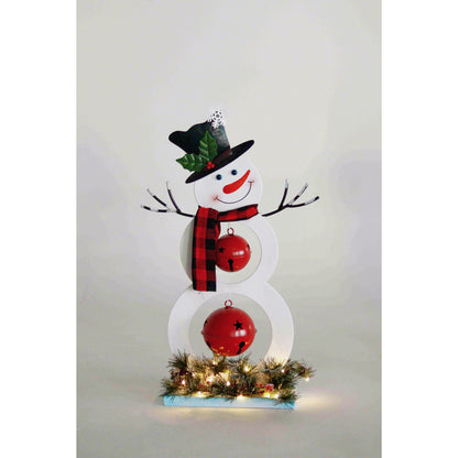 NAV ADORNO METAL FROSTY CLUZ 72CM