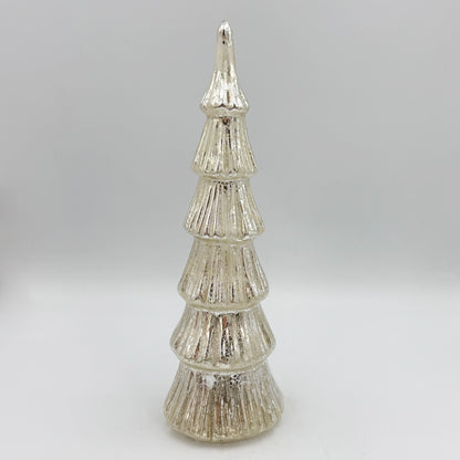 NAV ADORNO LED VIDRIO ARBOL ORO