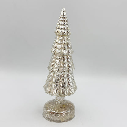 NAV ADORNO LED VIDRIO ARBOL SIL