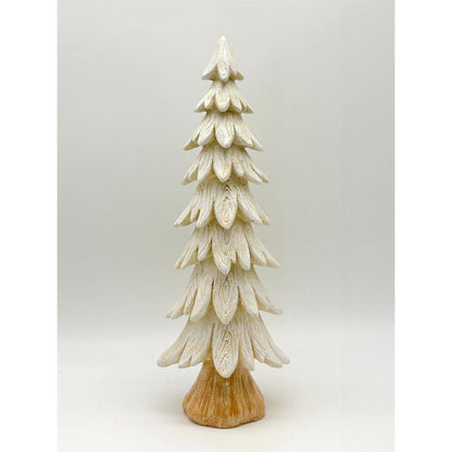 NAV ADORNO ARBOL RESINA WHT 31CM
