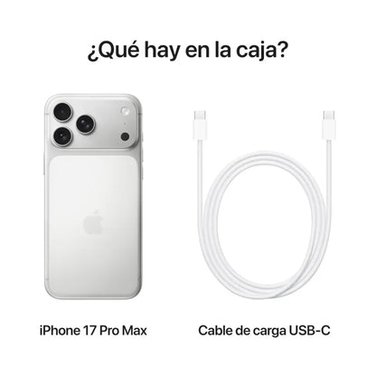 Celular Apple iPhone 17 Pro Max 256GB Plata