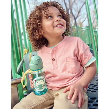 Botella Infantil Skip Hop Zoo Tritan con Pajilla Erizo 355ml