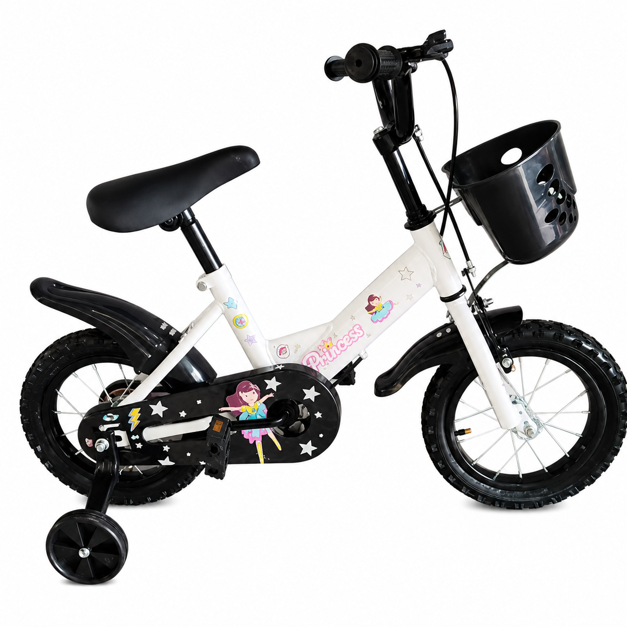 Bicicleta Infantil Forza Aro 12" con Canasta Blanca SDL-51B