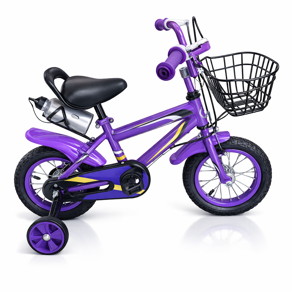 BICICLETA ARO 12 CON CANASTA METAL MR