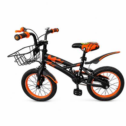 Bicicleta Infantil Forza Aro 16" con Suspensión Negro/Naranja SDL-23NN
