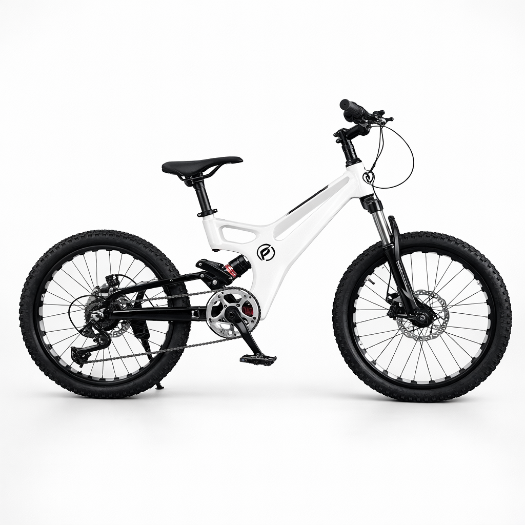 BICICLETA ARO 20 DOBLE SUSPENSIONL BL