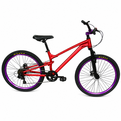 Bicicleta Forza Aro 26" Doble Suspensión Negro/Rojo SDL-08N
