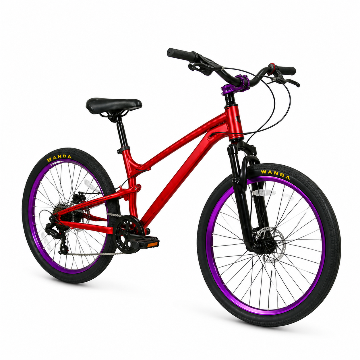 Bicicleta Forza Aro 26" Doble Suspensión Negro/Rojo SDL-08N