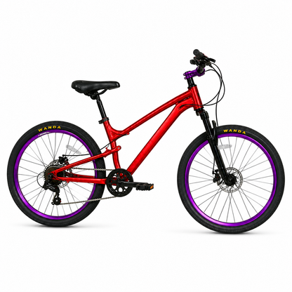 Bicicleta Forza Aro 26" Doble Suspensión Negro/Rojo SDL-08N