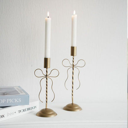 CANDELABRO SENCILLO CCHONGO DORADO 27CM
