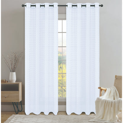 CORTINA PSALA SHEER 53X90 BLANCO
