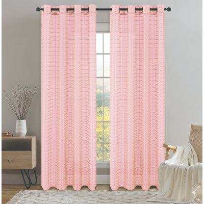 CORTINA PSALA SHEER 53X90ROSA CLARO