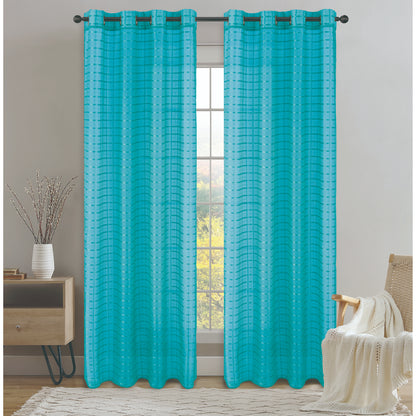 CORTINA PSALA SHEER 53X90 AZUL OSC