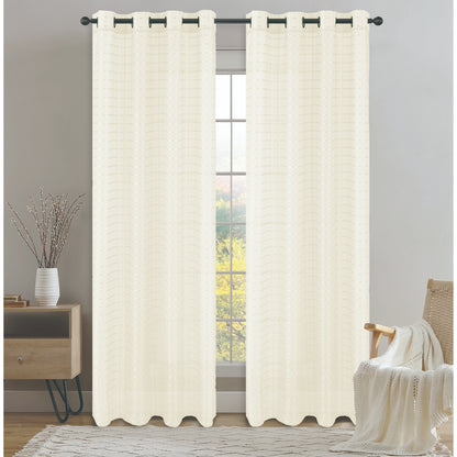 CORTINA PSALA SHEER 53X90 CHAMPAN