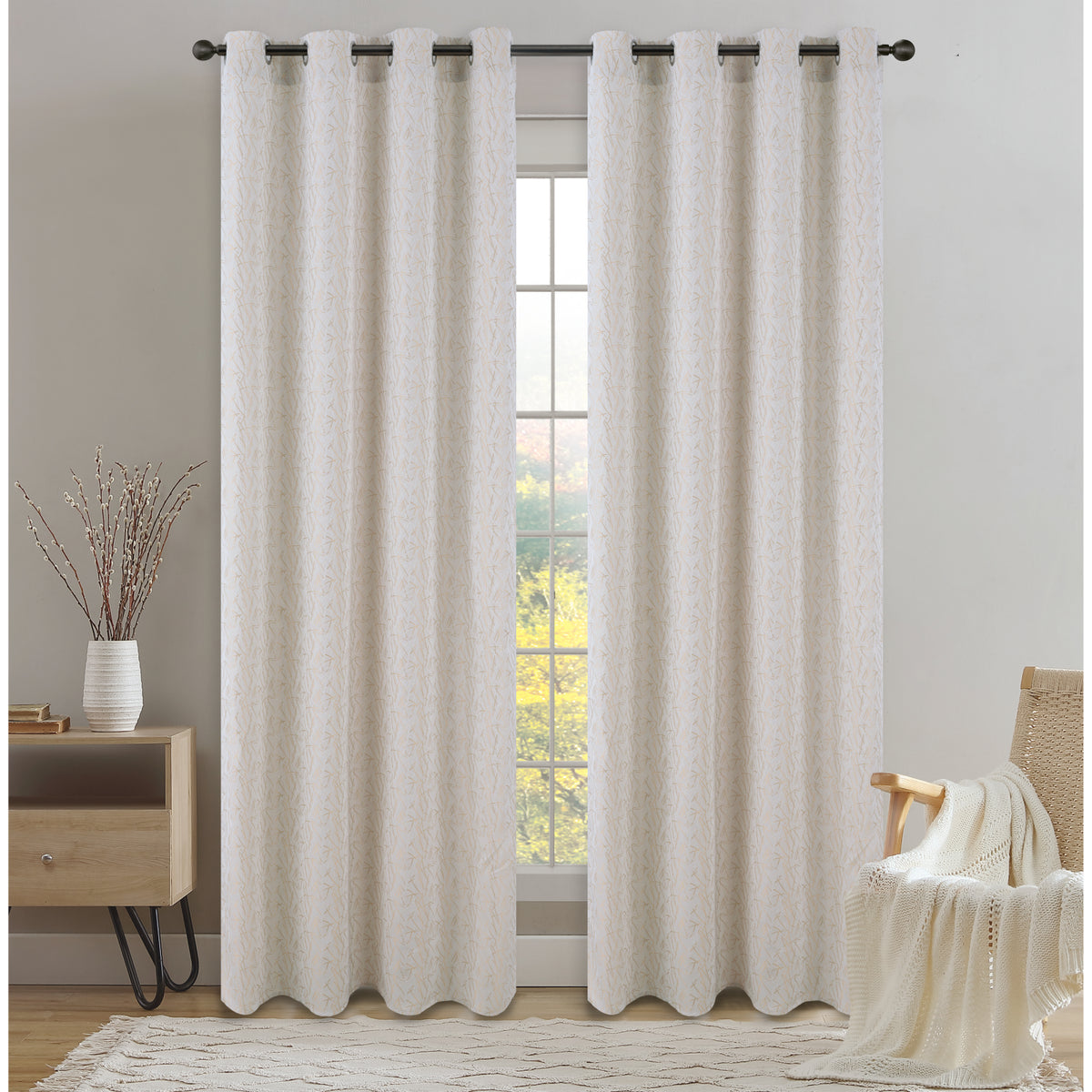CORTINA PSALA JACQUARD 53X90 ARENA