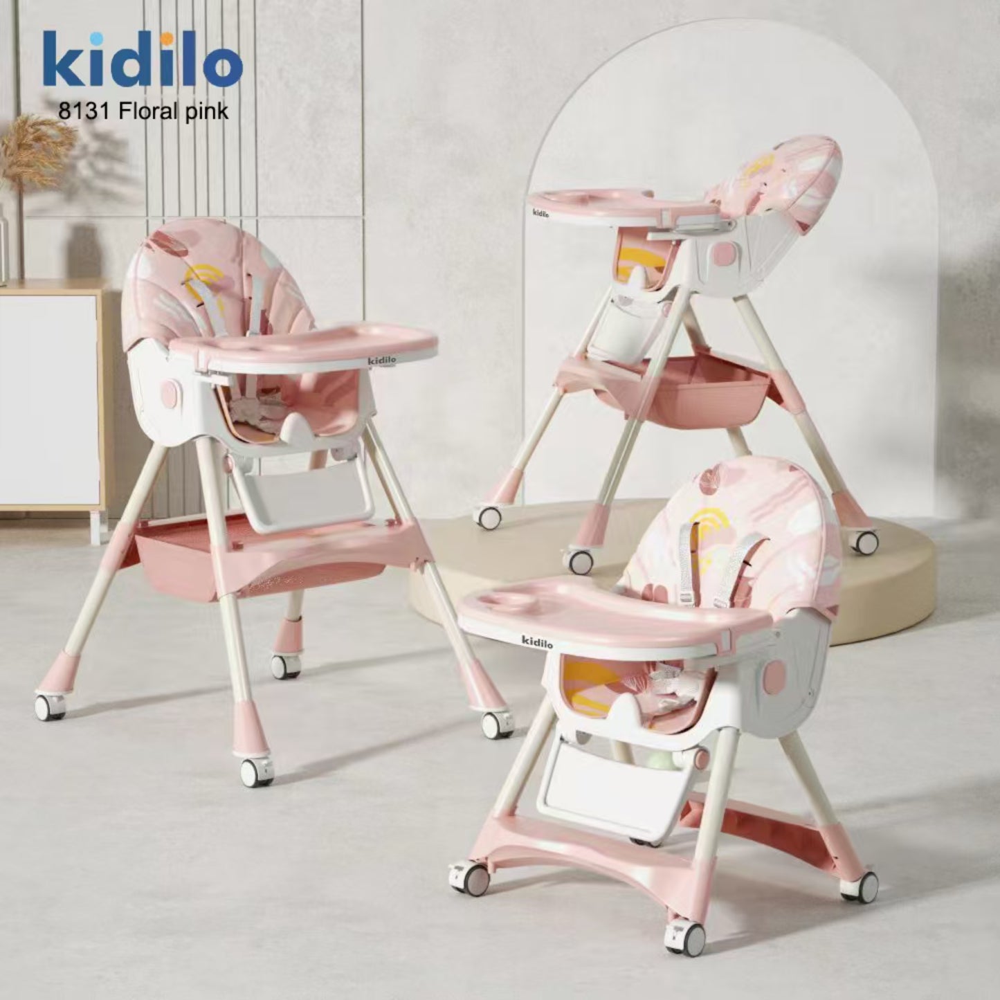 SILLA DE COMER BASICA AJUSTABLE SURTIDA KIDILO