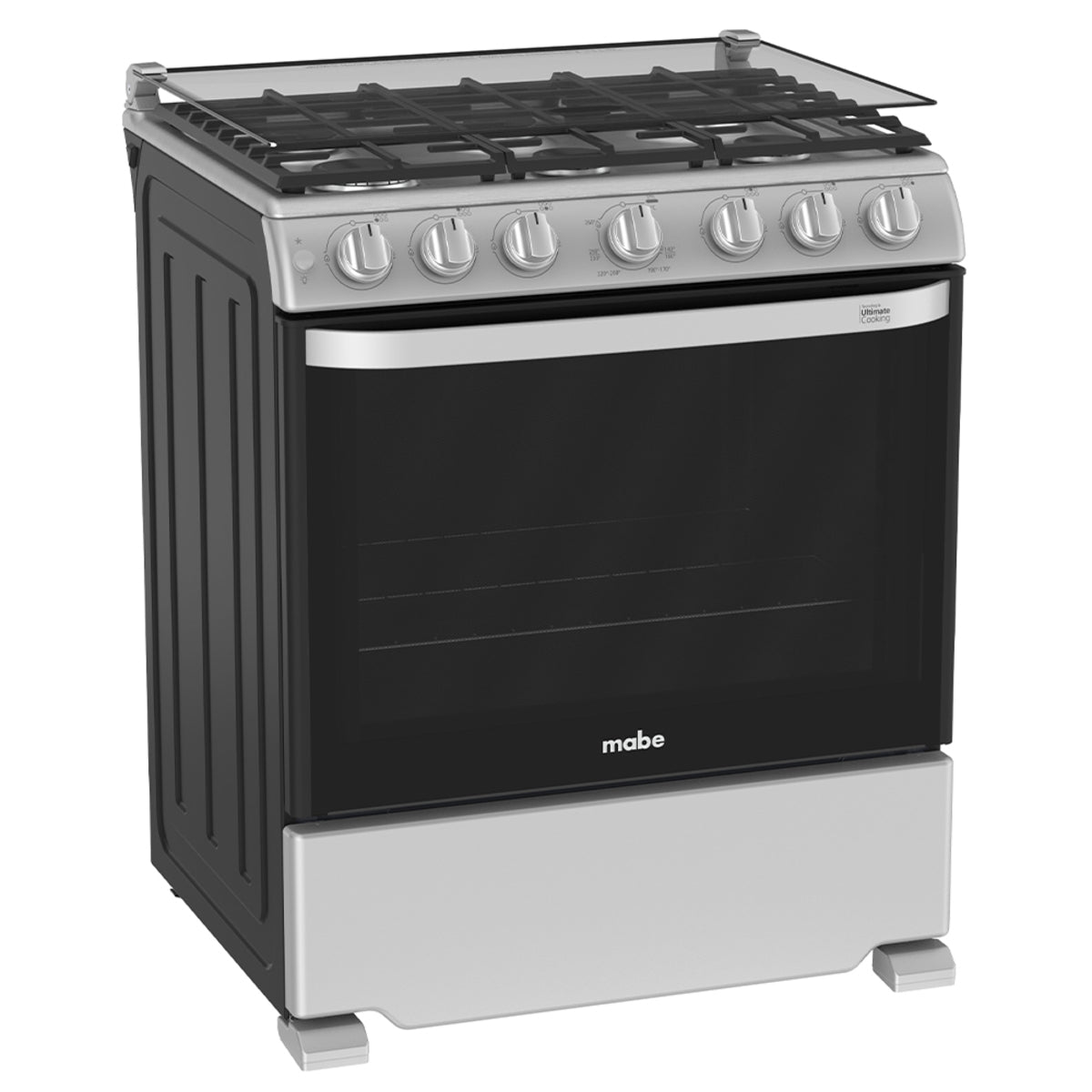 Estufa a Gas Mabe 30" Gris Capello WEM7659CFIS3 - 6 Quemadores