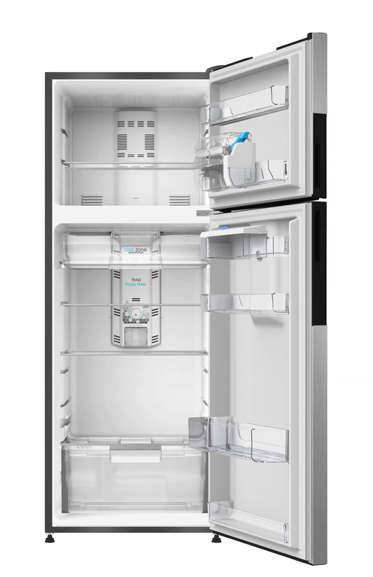 Mabe RMP370GCAT 13 cu ft Graphite Refrigerator with Water Dispenser, Home Energy Saver, No Frost