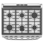 Estufa a Gas Mabe 30" Gris Capello WEM7659CFIS3 - 6 Quemadores