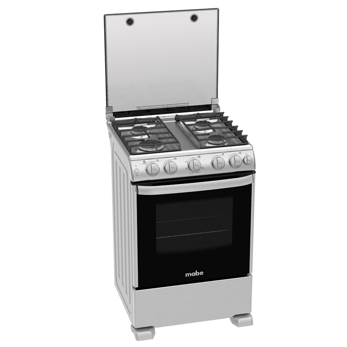 Estufa a Gas Mabe 24" Inox EM6038CFIX0 - 4 Quemadores