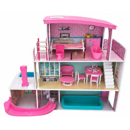 Juguete Casita Grande Rosa JGTE CL3024-2
