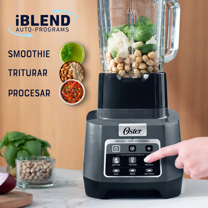 Oster® Licuadora Profesional XTREME MIX con iBLEND y MAX CRUSH con Tecnología Reversible BLSTXPG-BW