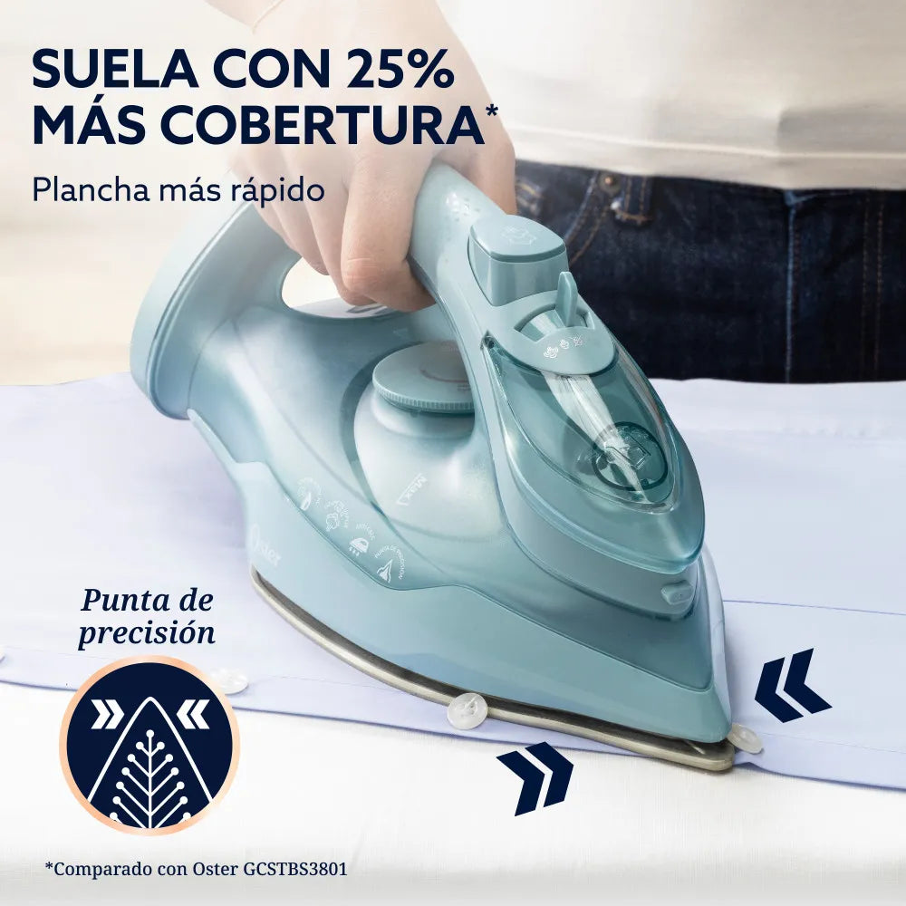 PLANCHA DE VAPOR AEROGLIDE CERAMICA VERD