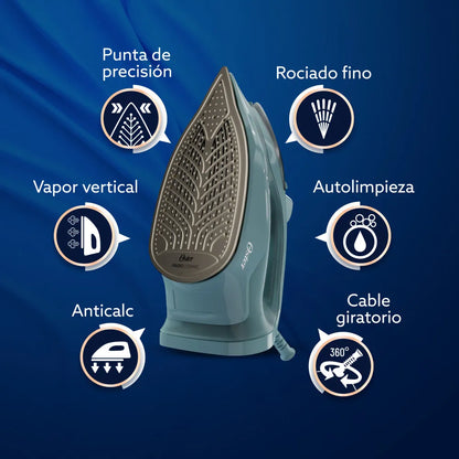 PLANCHA DE VAPOR AEROGLIDE CERAMICA VERD