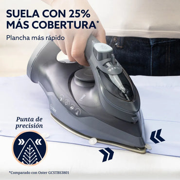 PLANCHA DE VAPOR AEROGLIDE CERAMICA NEGR