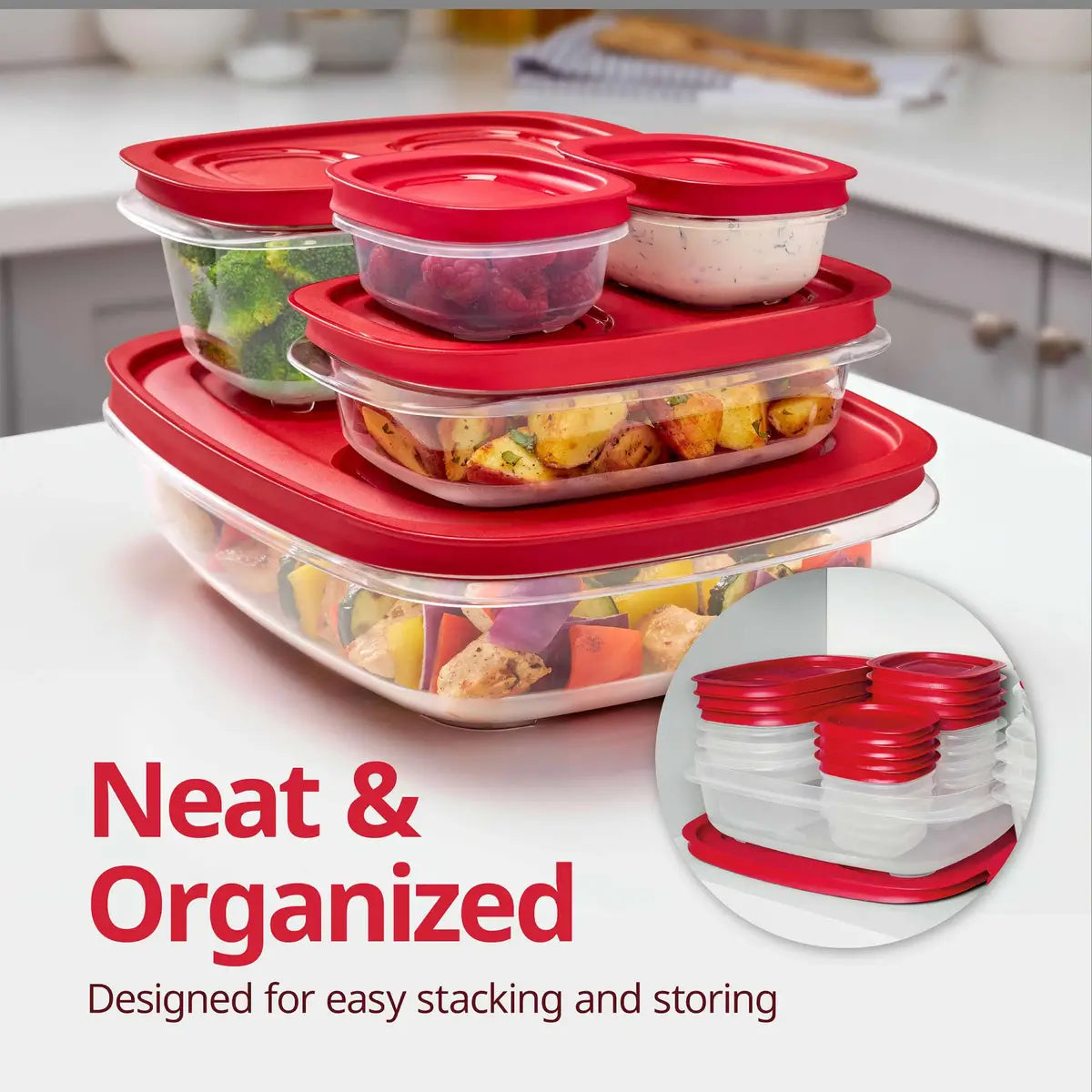 Contenedor Rubbermaid Brilliance 4.7 Tazas