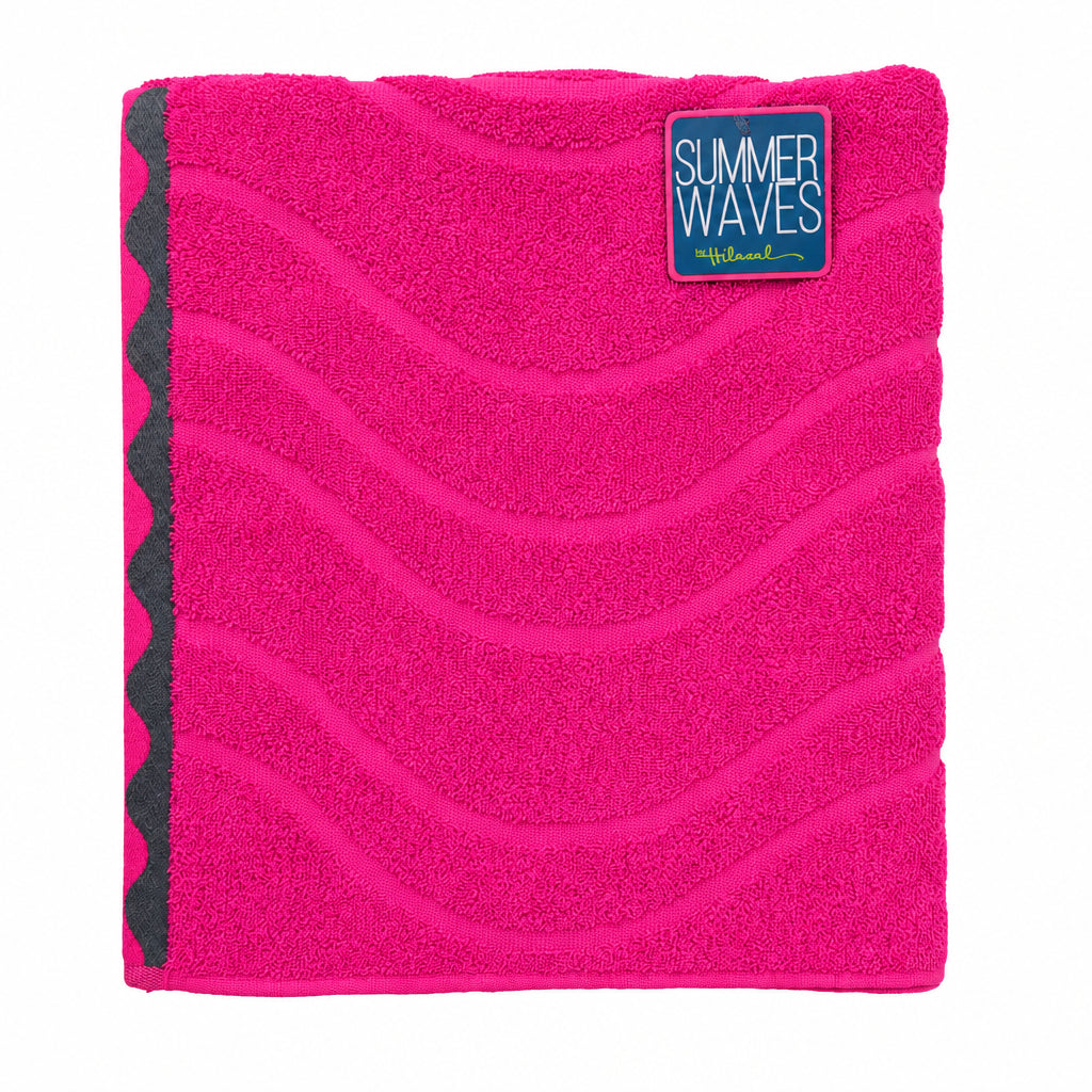 TOALLA DE PLAYA FUCSIA