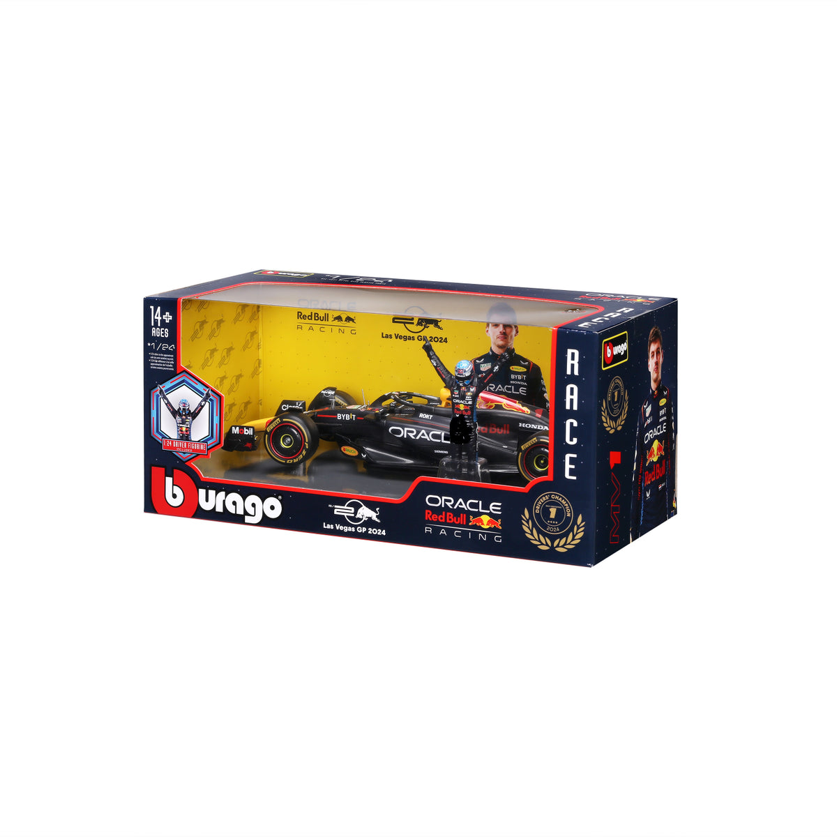CARRO F1 A ESCALA 1:24 RED BULL RB20-24 C/FIGURA