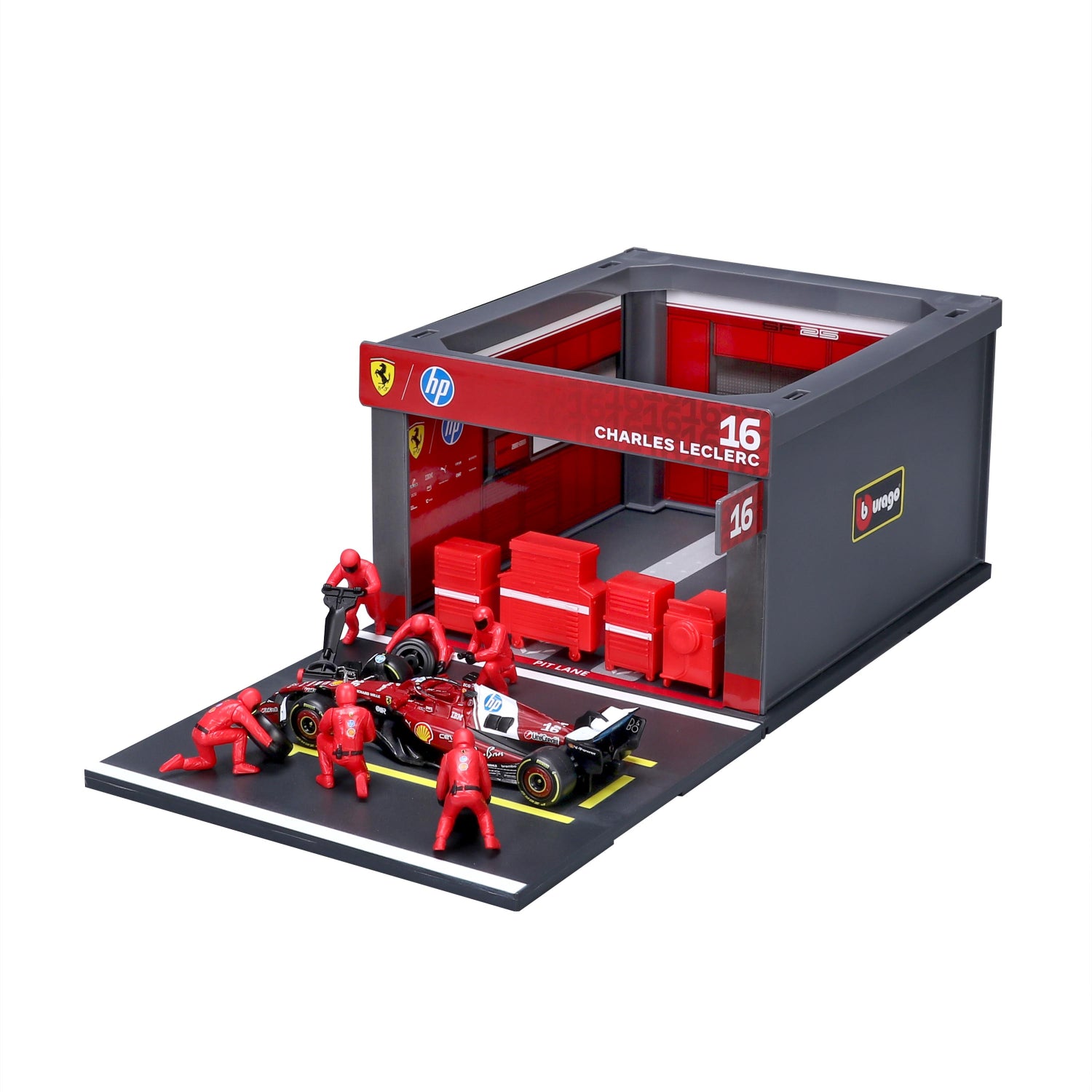 JGTE CARRO A ESCALA 1:43 F1 PIT PASS FERRARI SF-25 2025
