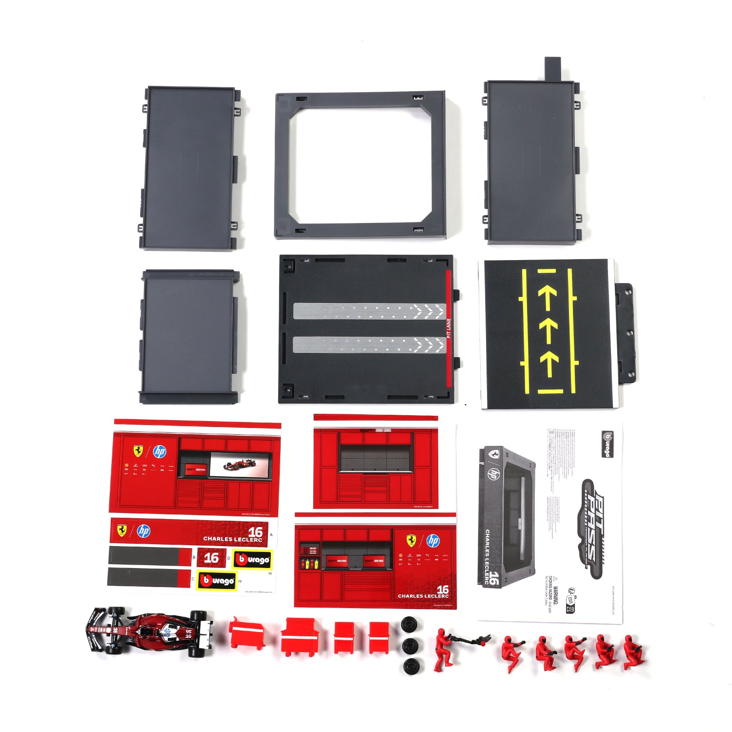 JGTE CARRO A ESCALA 1:43 F1 PIT PASS FERRARI SF-25 2025