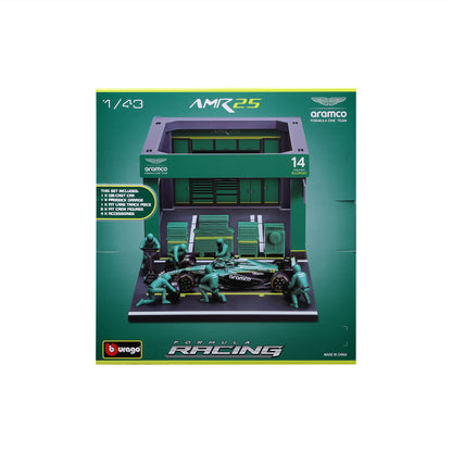 JGTE CARRO A ESCALA 1:43 F1 PIT PASS ASTON MARTIN AMR25 2025