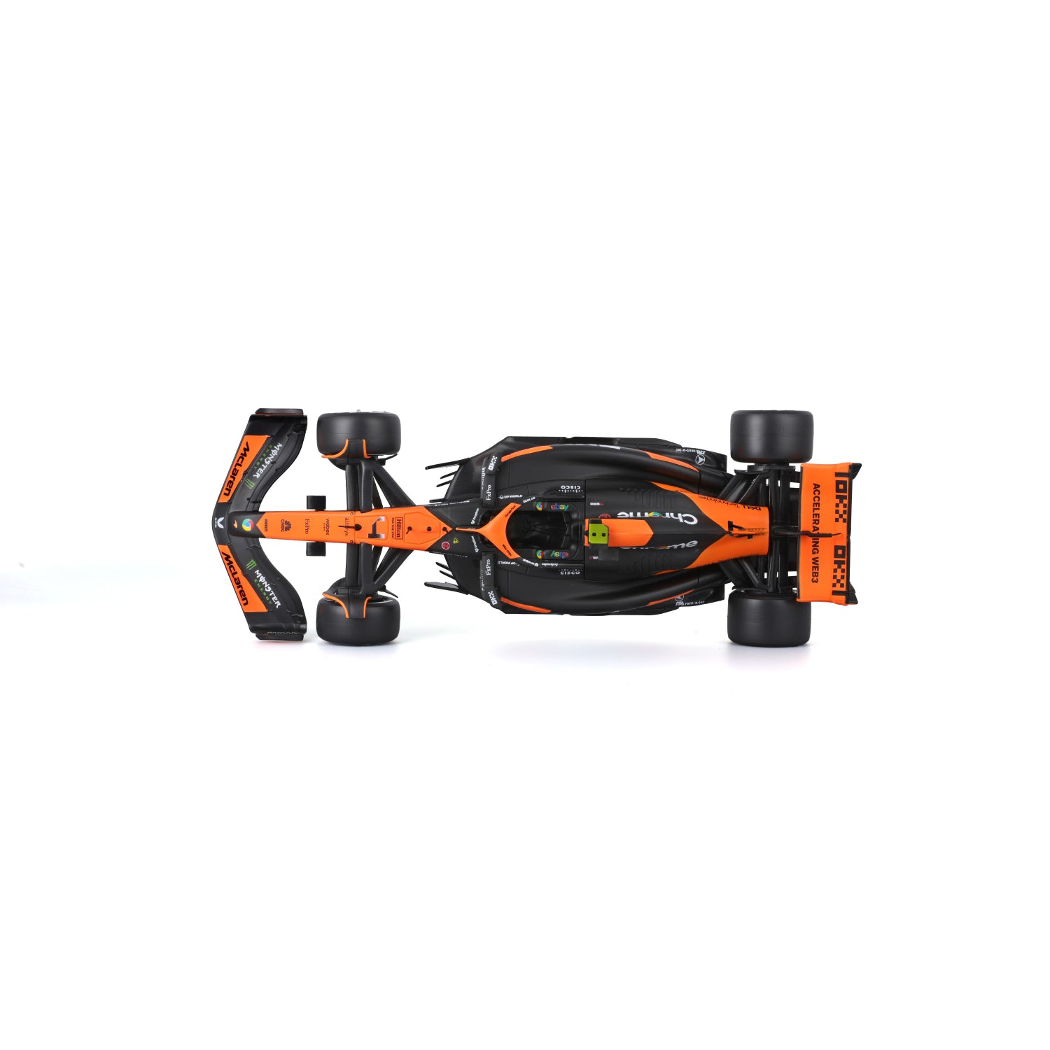 CARRO F1 A ESCALA 1:24 MCLAREN MCL38- 24 C/FIGURA