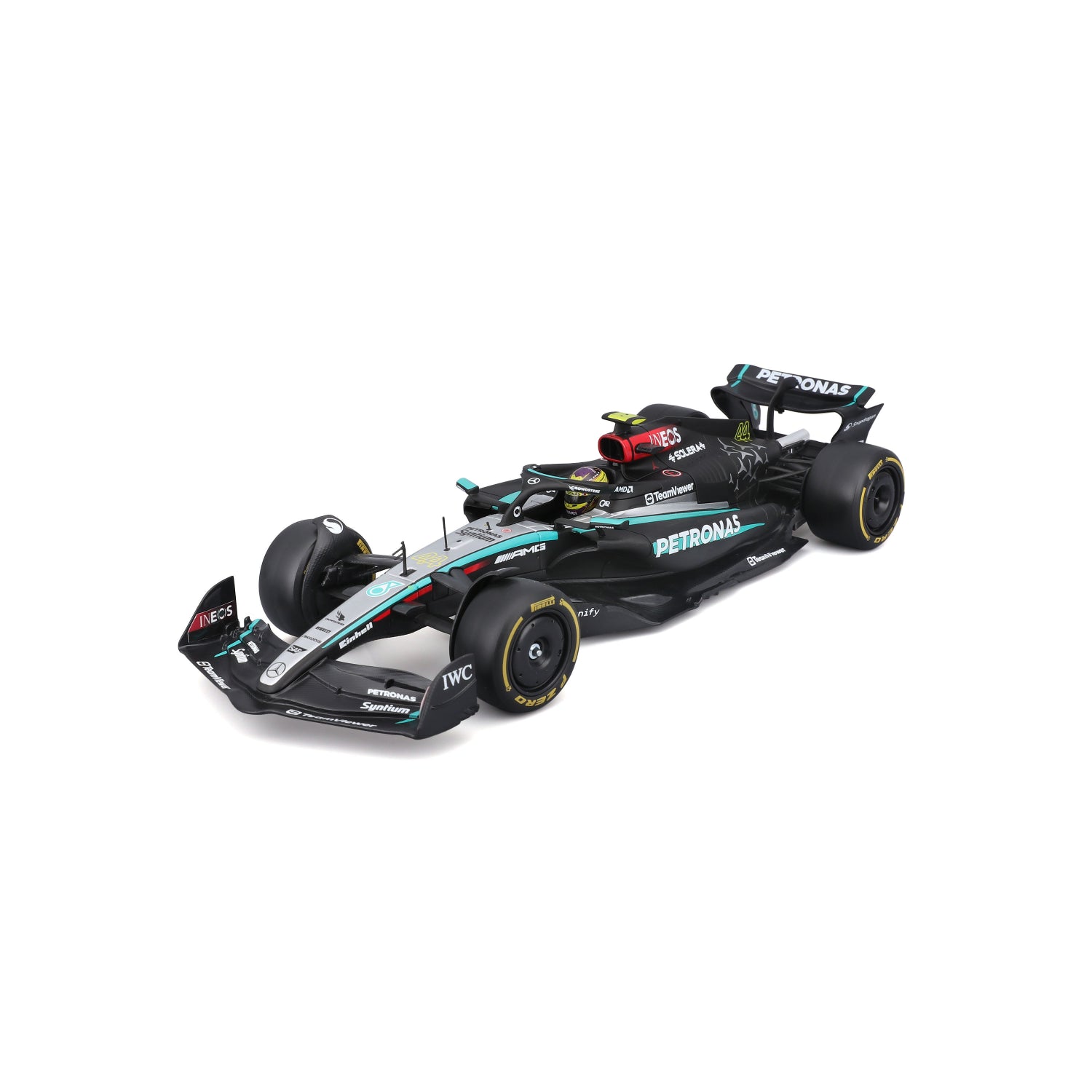 CARRO F1 A ESCALA 1:24 MERCEDES W15-24 C/CASCO