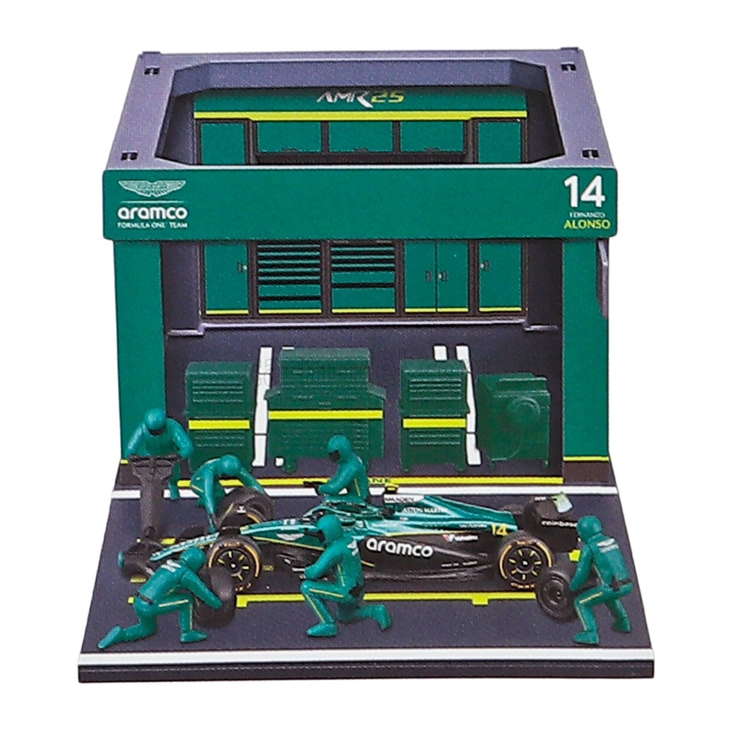 JGTE CARRO A ESCALA 1:43 F1 PIT PASS ASTON MARTIN AMR25 2025