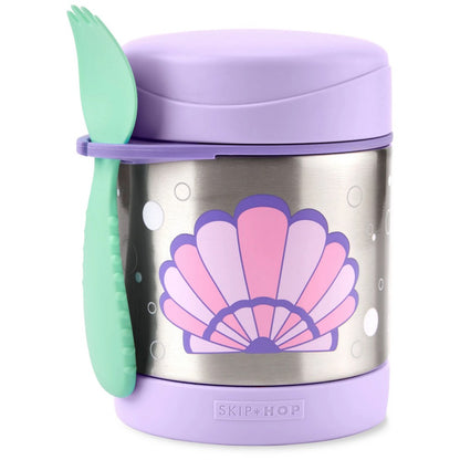 Tarro de Comida Térmico Skip Hop Spark 9Q336310 - Contenedor de Acero Inoxidable Diseño Seashell