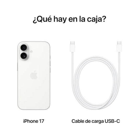 Apple iPhone 17 – 256GB Black | Pantalla ProMotion 120Hz & Chip A19