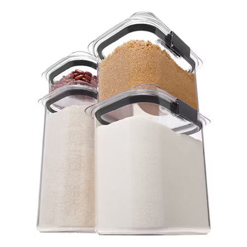 Set de 2 Recipientes Rubbermaid 4 Piezas – Sistema Easy Find Lids