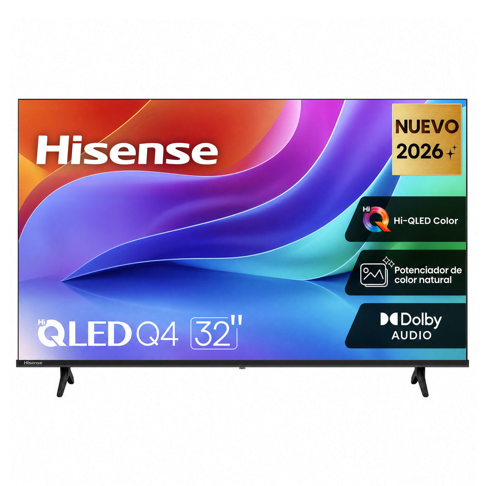 Smart TV Hisense 32" QLED HD Sistema VIDAA - 32Q4SV