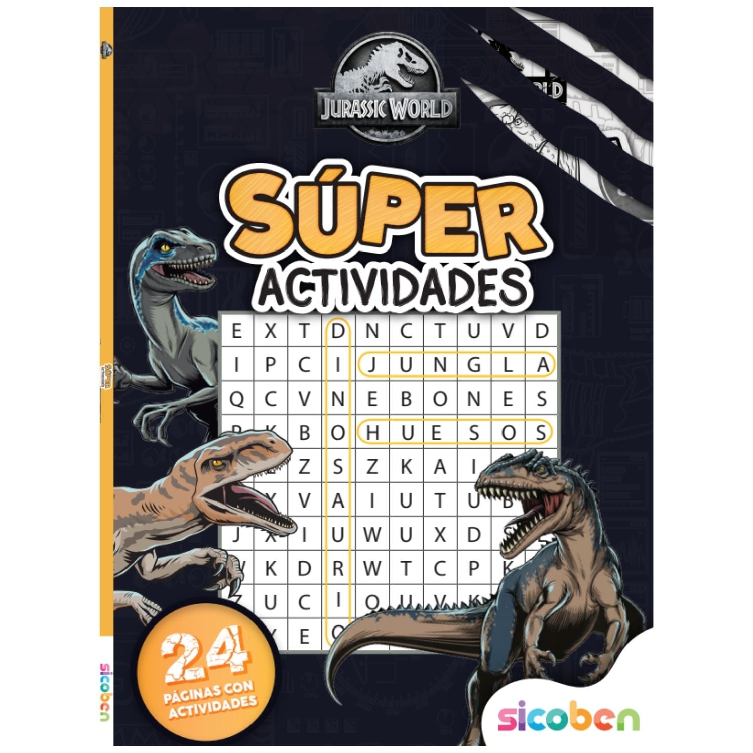 LIBRO DACTIVIDADES 24PAGS JURASSIC W S